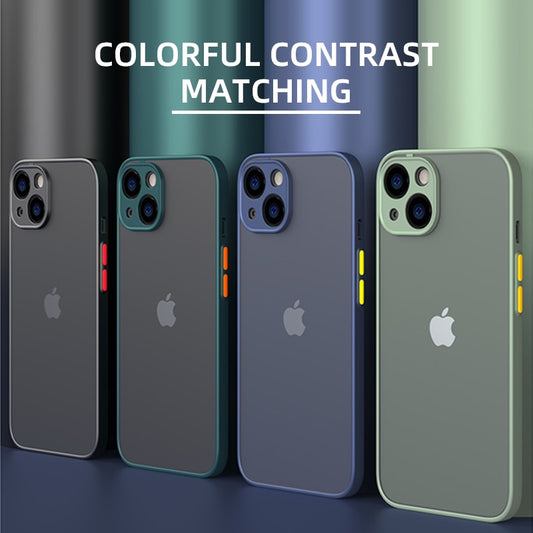 Silicone Shockproof Matte Phone Case For iPhone 14 Plus/Pro/Pro Max [FREE SHIPPING]